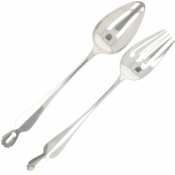 Saladetang zilver.