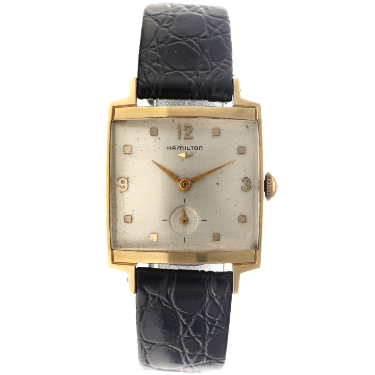 No Reserve - Hamilton Vintage 14K. - Heren horloge 