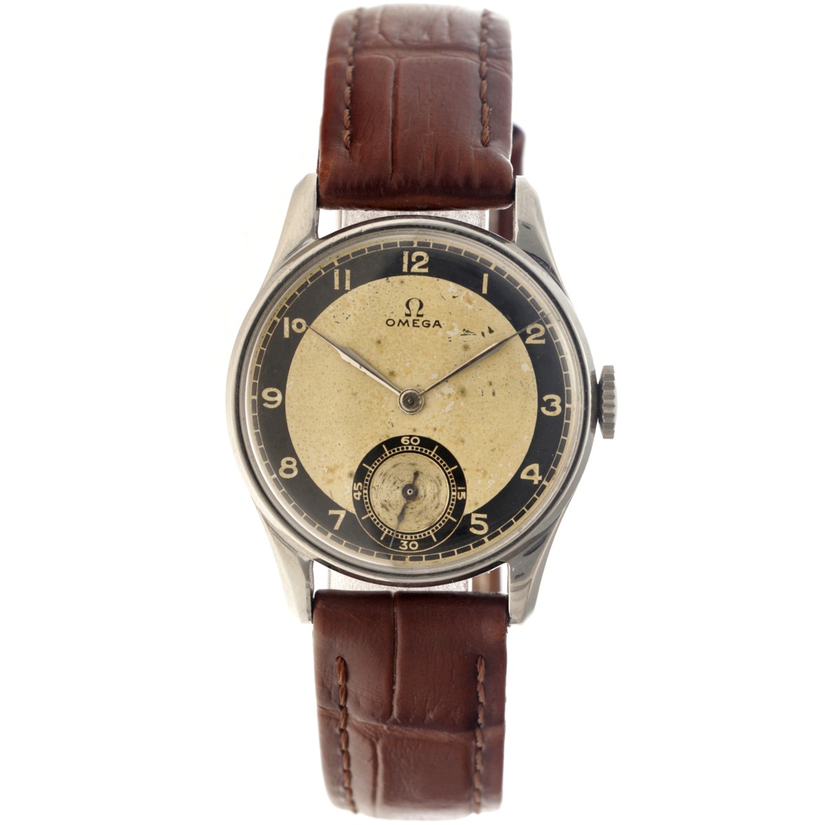 No Reserve - Omega 'Small Seconds' 9714012 - Heren horloge - ca. 1935.