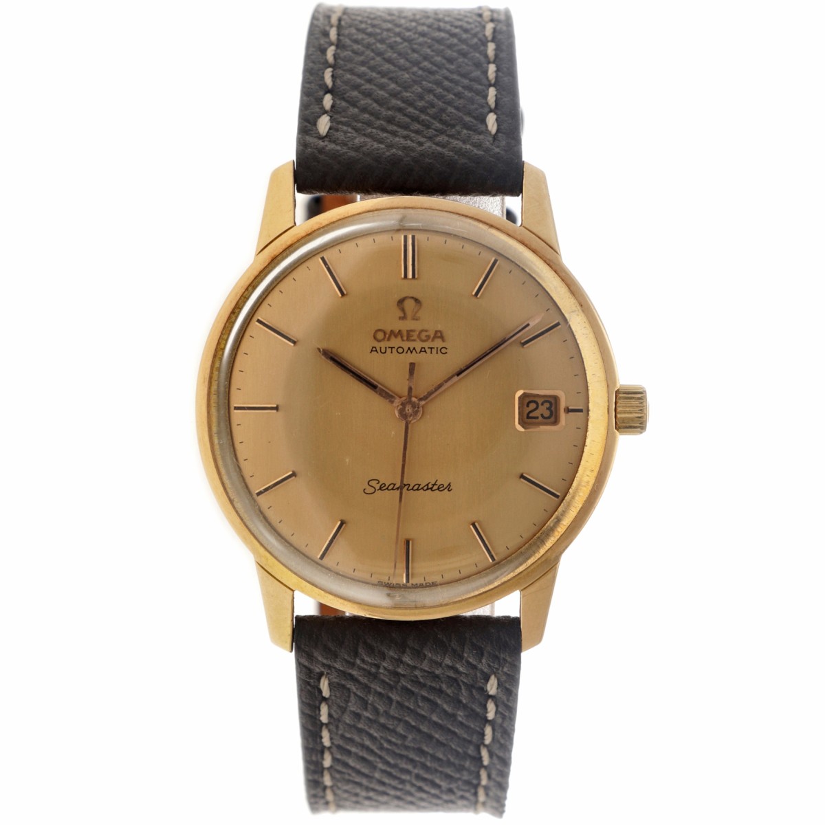 No Reserve - Omega Seamaster 18K. 166.001 - Heren horloge - 1970.