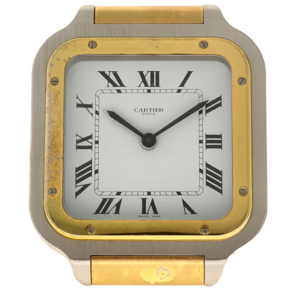 No Reserve - Cartier Santos Bureauklok 7508 - ca. 1980.