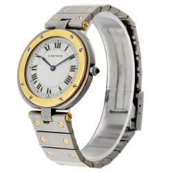 No Reserve - Cartier Santos Ronde 8191 - Dames horloge.