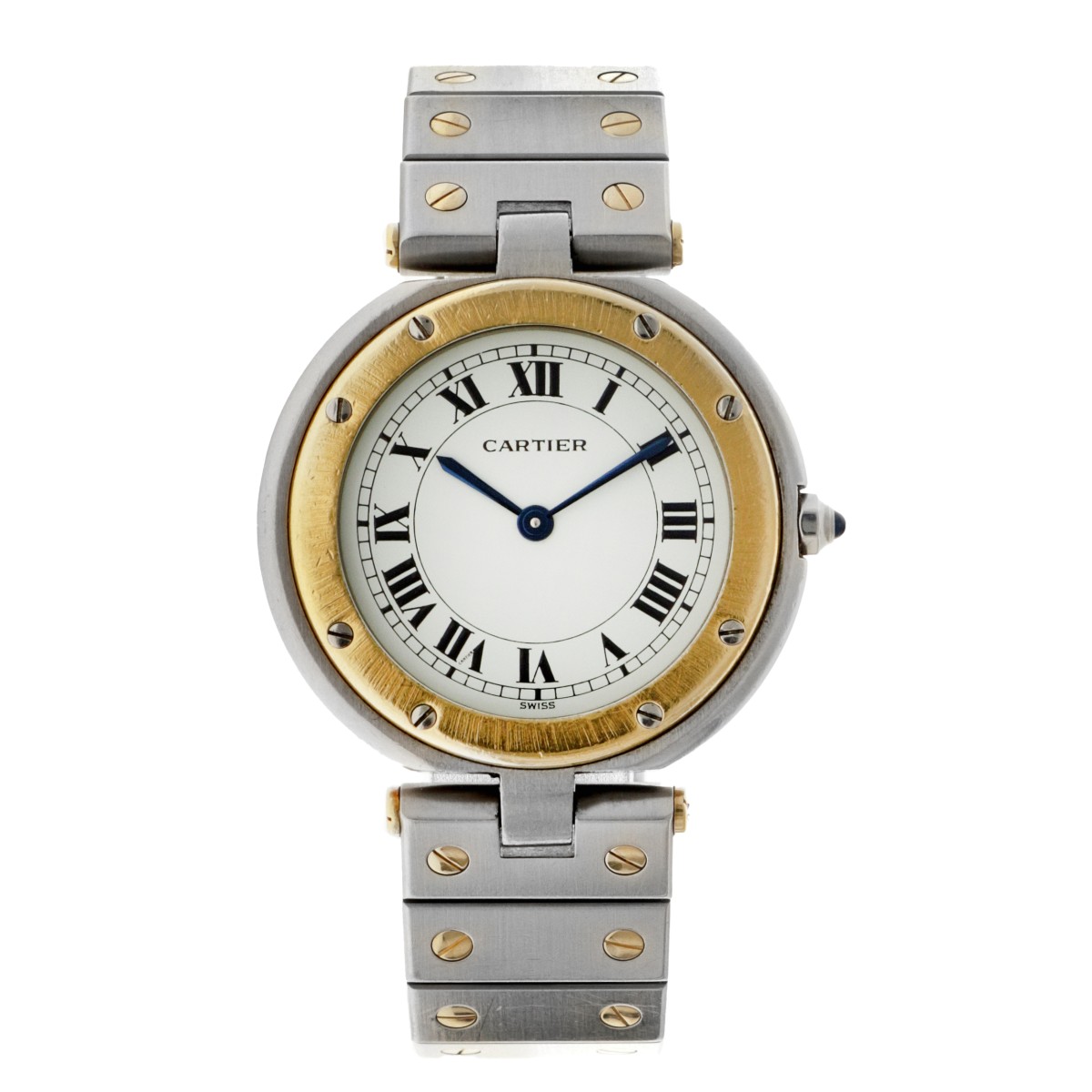 No Reserve - Cartier Santos Ronde 8191 - Dames horloge.