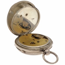 No Reserve - Centre Seconds Spillegang 925/1000 Heren zakhorloge - Chester ca. 1891.