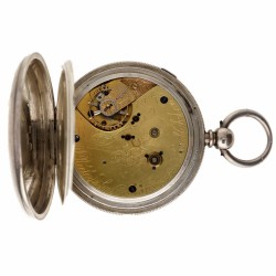 No Reserve - Centre Seconds Spillegang 925/1000 Heren zakhorloge - Chester ca. 1891.