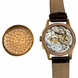 No Reserve - Chronograph Suisse Vintage 18K Antimagnetique 264 - Heren horloge 