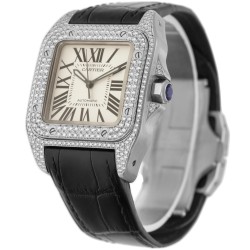 No Reserve - Cartier Santos 100 Medium 2878 / W20106X8 - Heren horloge.