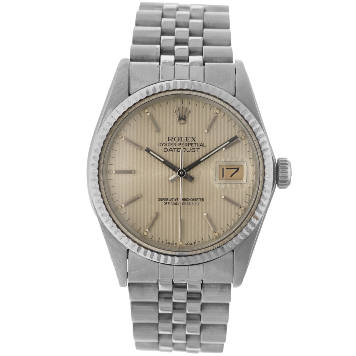 No Reserve - Rolex Datejust 'Tapestry Dial' 16014 - Heren horloge - 1982.