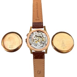 No Reserve - Titus Genève Chronograph 18K. 3910 - Heren horloge.