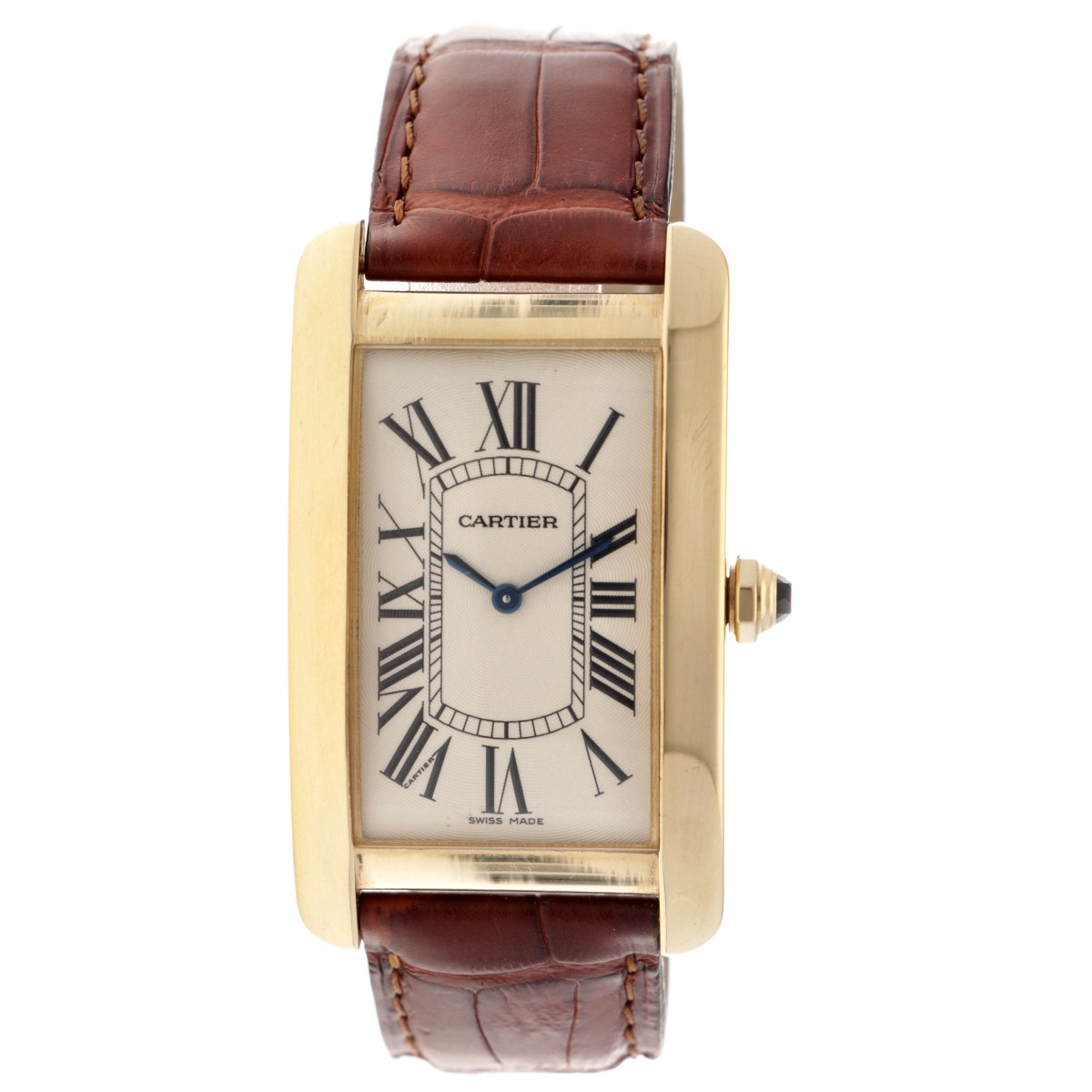 Cartier Tank Américaine Large 18K. 1735/W2601256 - Heren horloge - 1994.