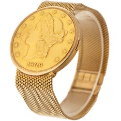 Piaget '1900 Twenty Dollar Coin Watch' - Heren horloge 