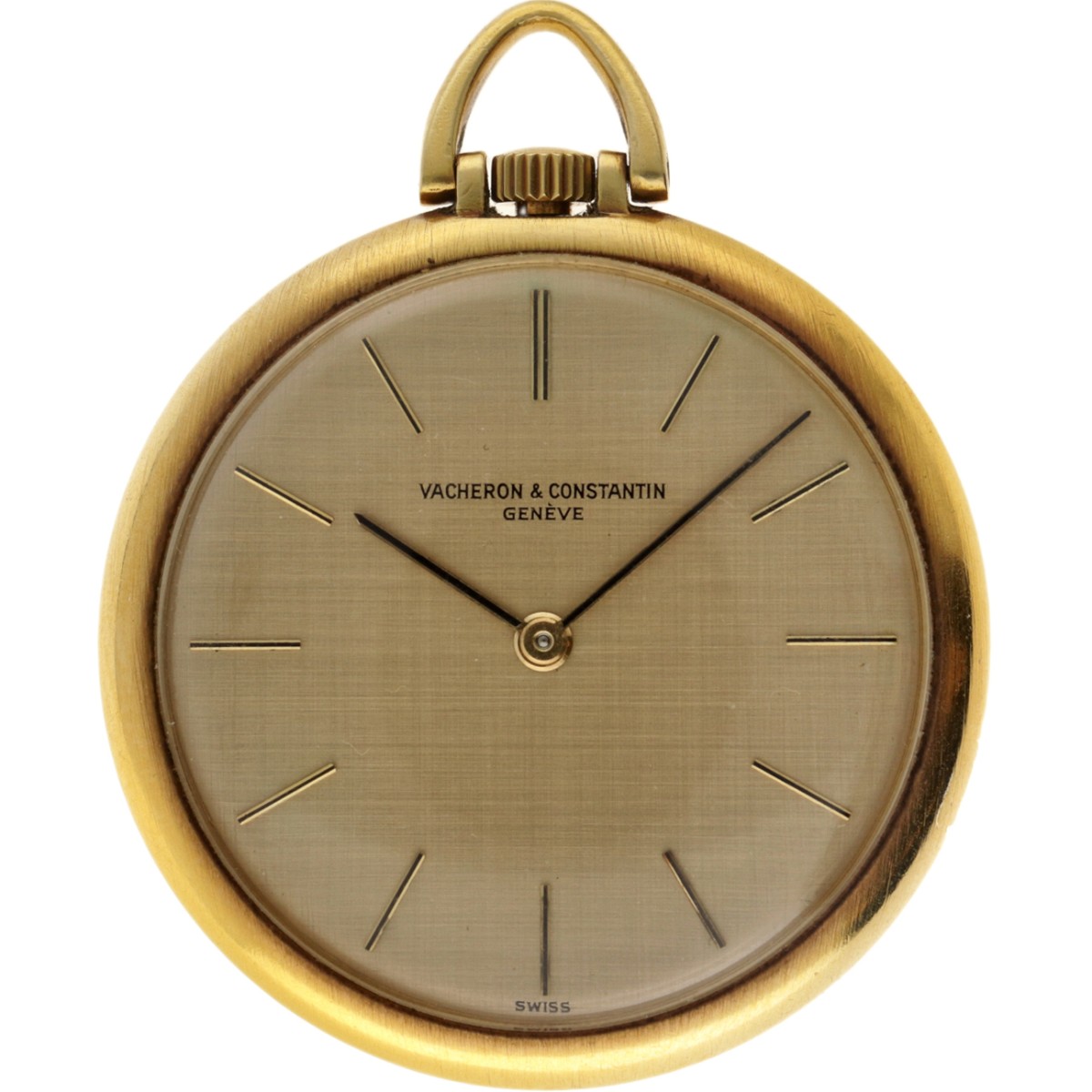 Vacheron & Constantin 'Linnen Dial' 18K. 1024 - Dames zakhorloge