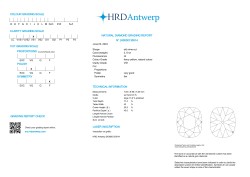 2.10 ct. HRD gecertificeerde natuurlijke diamant.