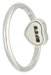 Chopard My Happy Hearts 18K witgouden ring bezet met ca. 0.10 ct. diamant.