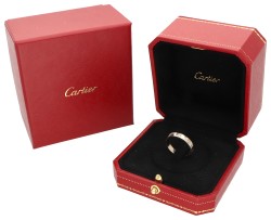 Cartier 'Love' 18K witgouden ring. 