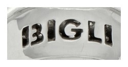  Bigli 18K witgouden design ring bezet met ca. 2.31 ct. diamant.