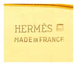 Hermès bijoux emaille broche.