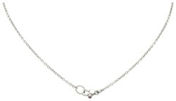 18K Witgouden Hulchi Belluni met doublet en ca. 0.74 ct. diamant.
