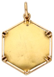 14K Geelgouden hanger met de afbeelding van Vergincetorix