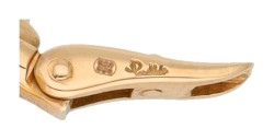 Pomellato 18K geelgouden 'Luna' oorbellen met chalcedoon