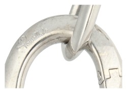 Pomellato 18K witgouden collier met diamant