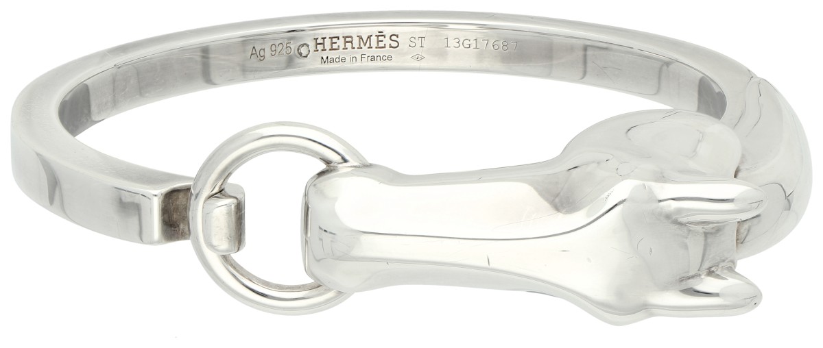 Hermès sterling zilveren Galop bangle armband