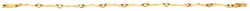 Lapponia 14K geelgouden Björn Weckström 'Rannio' schakelarmband