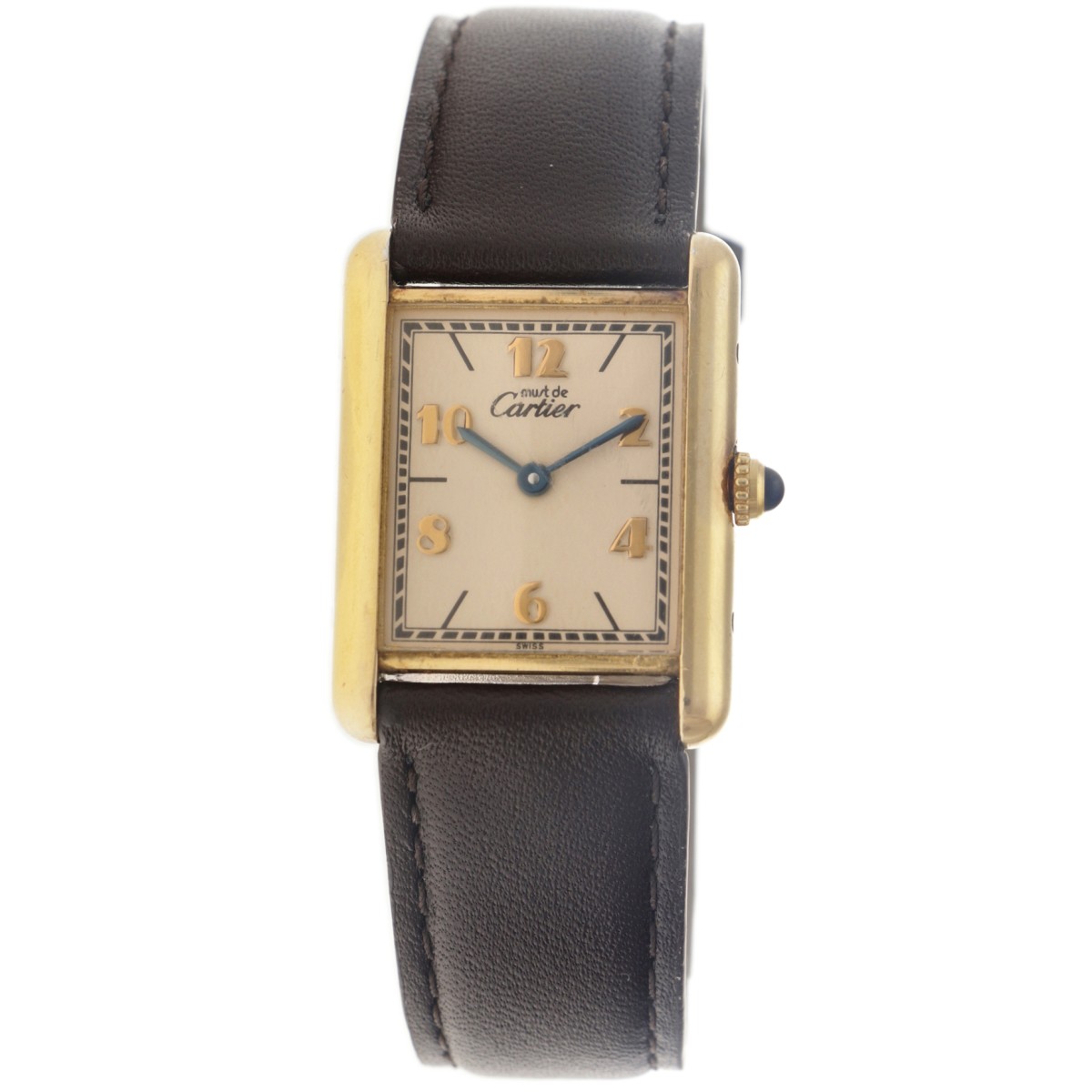 No Reserve - Cartier must de Tank Vermeil 590005 - Midsize horloge - ca. 1990.