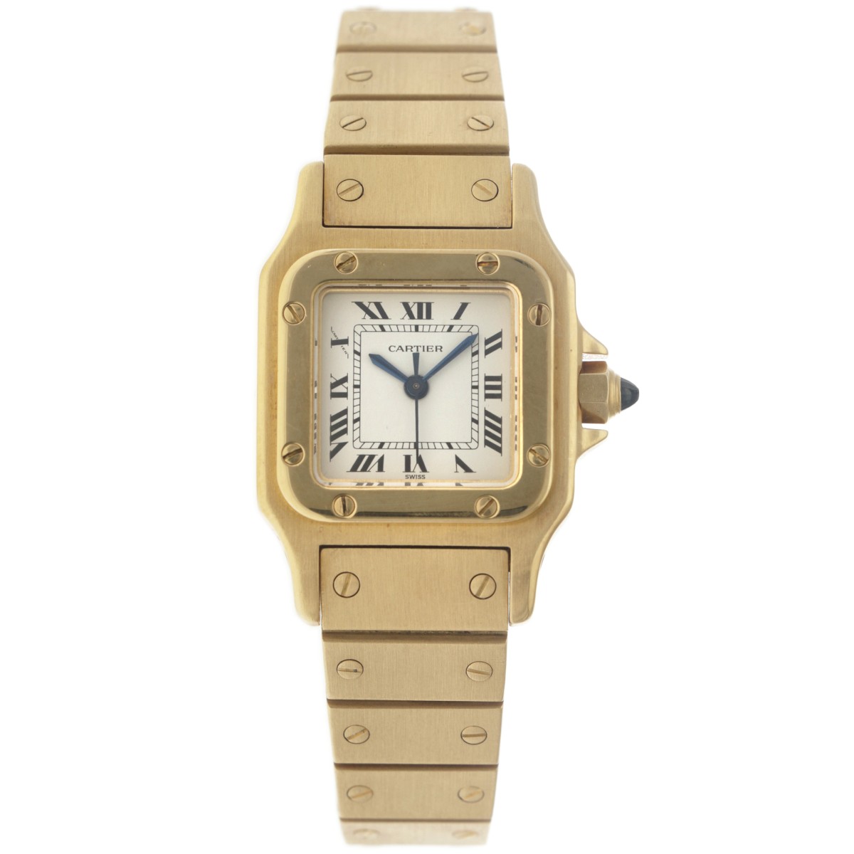 No Reserve - Cartier Santos Carrée Mini 18K. 8170 - Dames horloge - ca. 1990.