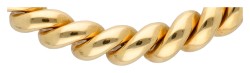 Piaget 18K geelgouden schakelcollier bezet met ca. 0.86 ct. diamant