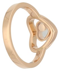 Chopard 18K roségouden 'Happy diamonds' ring 