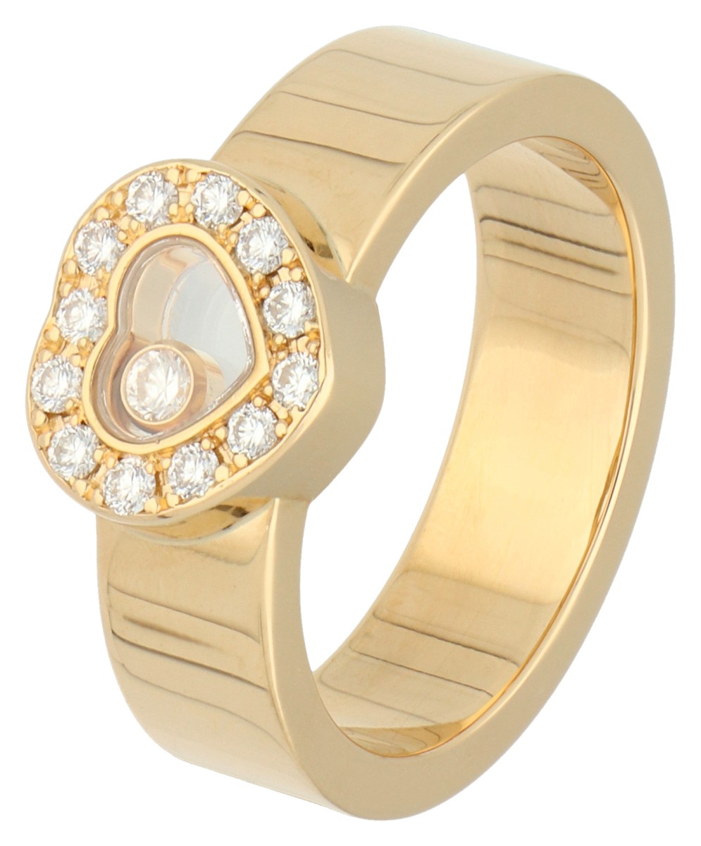 Chopard 18K geelgouden 'Happy diamonds' ring