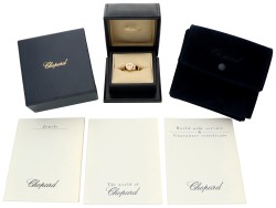 Chopard 18K geelgouden 'Happy diamonds' ring