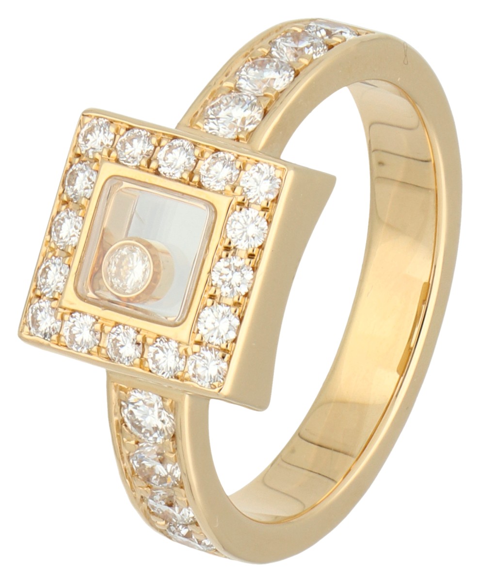 Chopard 18K geelgouden 'Happy diamonds' ring 