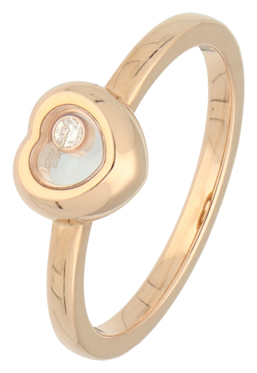 Chopard 18K roségouden ''Happy Diamonds'' ring