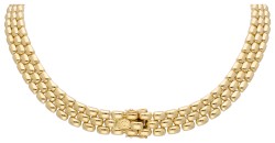 Chopard 18K geelgouden collier happy diamonds 