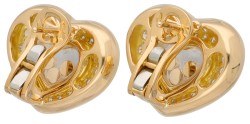 Chopard 18K geelgouden happy diamonds oorbellen bezet met ca. 1.8 ct. diamant