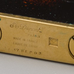 S.T. Dupont ''Gold Dust'' Laque-de-Chine gasaansteker.
