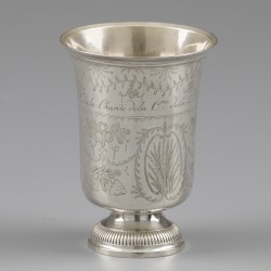 Beker, Louis-Jacques Berger, Parijs 1798-1807, zilver.