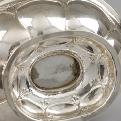 Brandewijnkom, Alle de Haas, Sneek 1918, zilver.