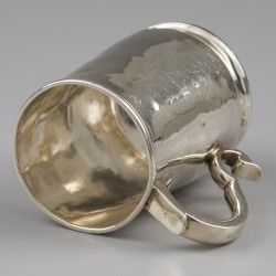 'Georgian silver' bierpul, William Darker, Londen 1719, zilver.