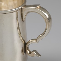 'Georgian silver' bierpul, William Darker, Londen 1719, zilver.