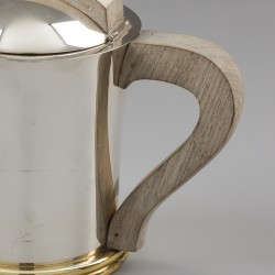 Art Deco koffie- en theeservies (4), Jean Puiforcat, Parijs ca. 1935, zilver.