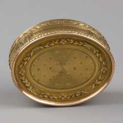 Lodewijk XVI snuifdoos, Parijs 1784, goud.