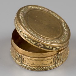 Lodewijk XVI snuifdoos, Parijs 1784, goud.