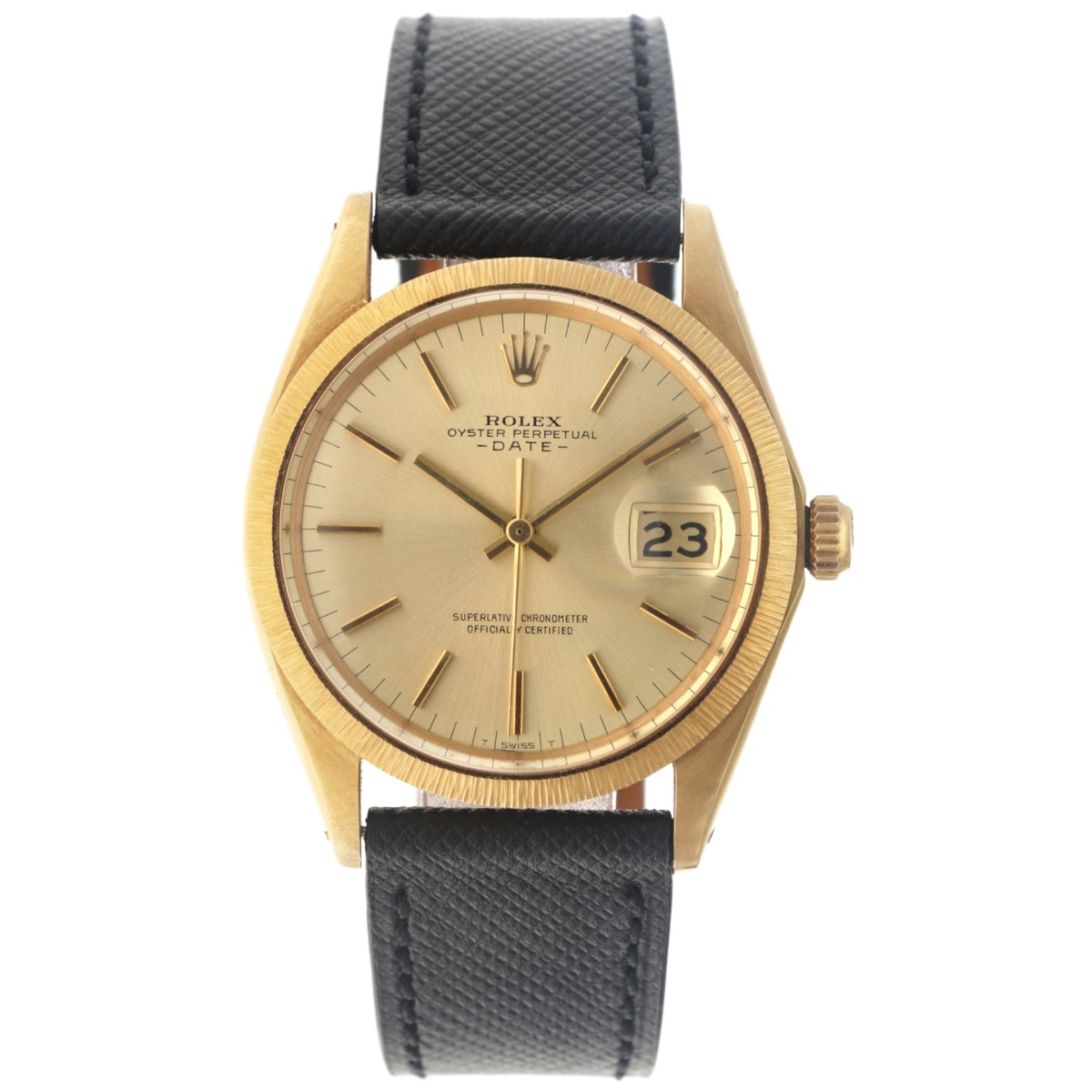 Rolex Oyster Perpetual Date 'Bark' 1507 - Heren horloge - ca. 1969.