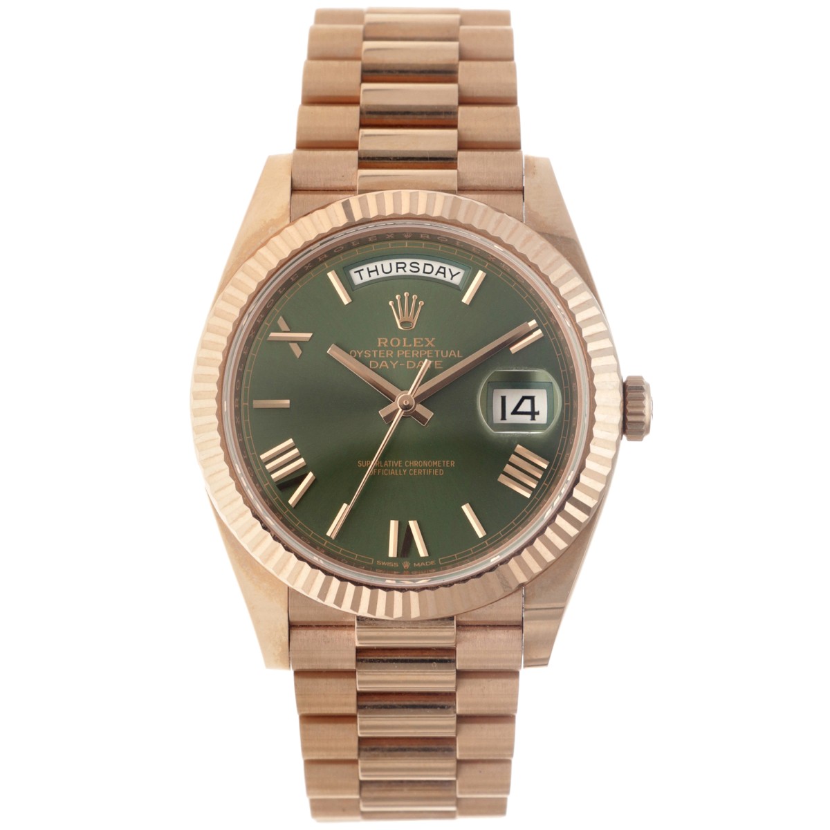 Rolex Day-Date 40 'Olive 60th Anniversary' 228235 - Heren horloge 