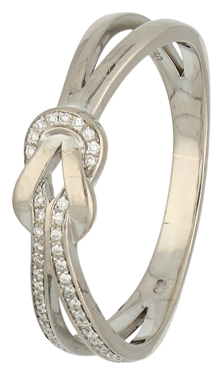 Fred 18K witgouden 'Infinite chance' bezet met Diamant