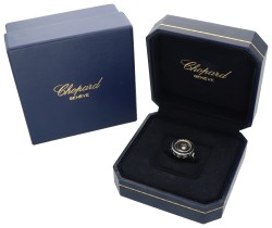 Chopard 18K witgouden 'Happy Spirit' ring bezet met ca. 0.09 ct. diamant