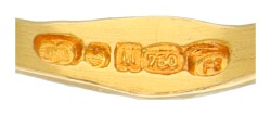 Lapponia 18K geelgouden 'Lapp gold' ring door Björn Weckström